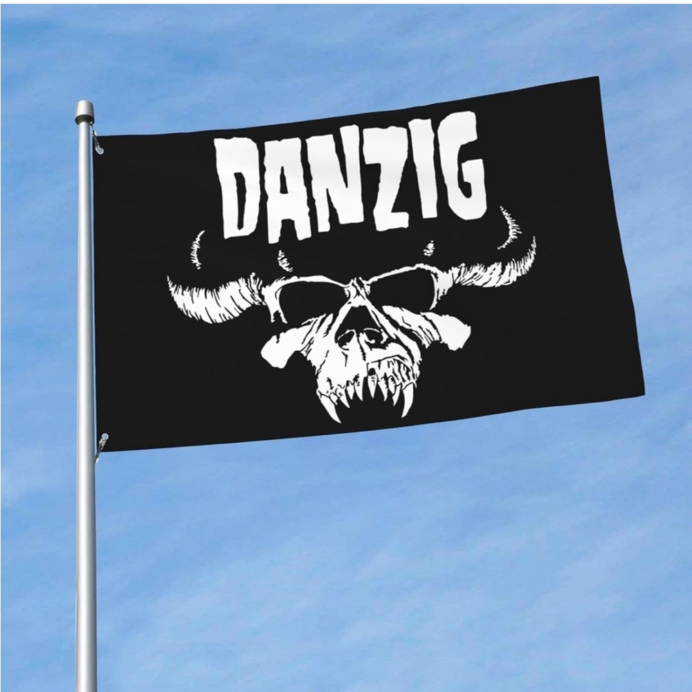NWT Danzig Band Flag Home Yard / Garden Flags Single sided printing 3x5 Feet